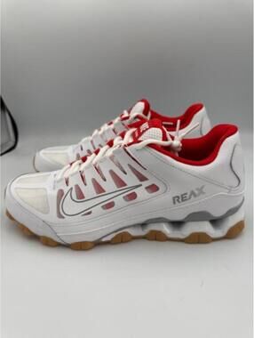 Nike Reax 8 TR - White/Grey/Chili Red Men's Sz 10.5 New